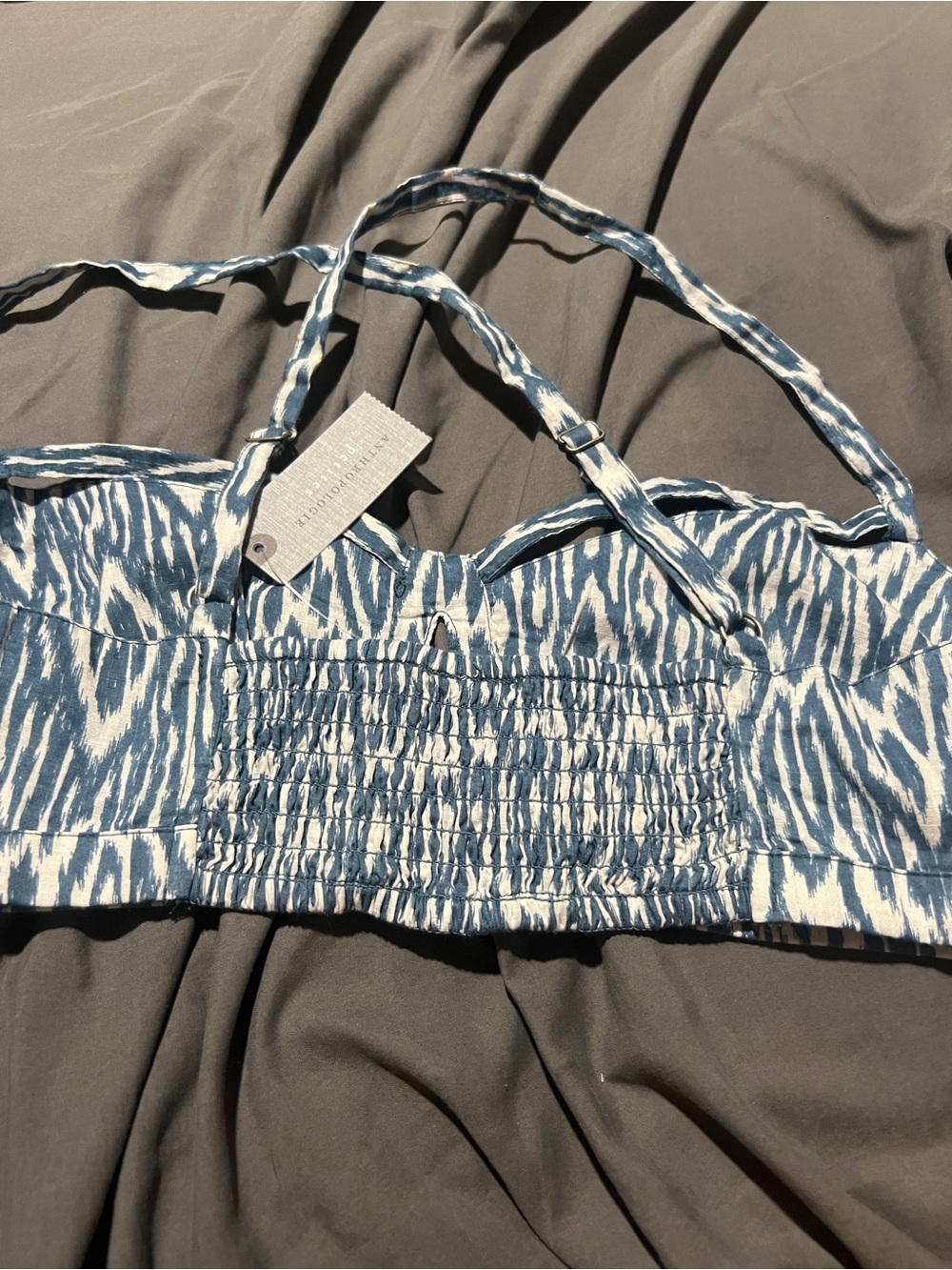 NWT! Anthropologie Pilcro Printed Surf Bra Top sz XSP - Picture 4 of 11